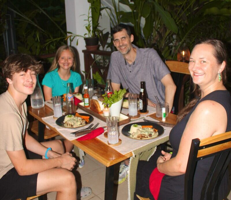 family reunion in Belize